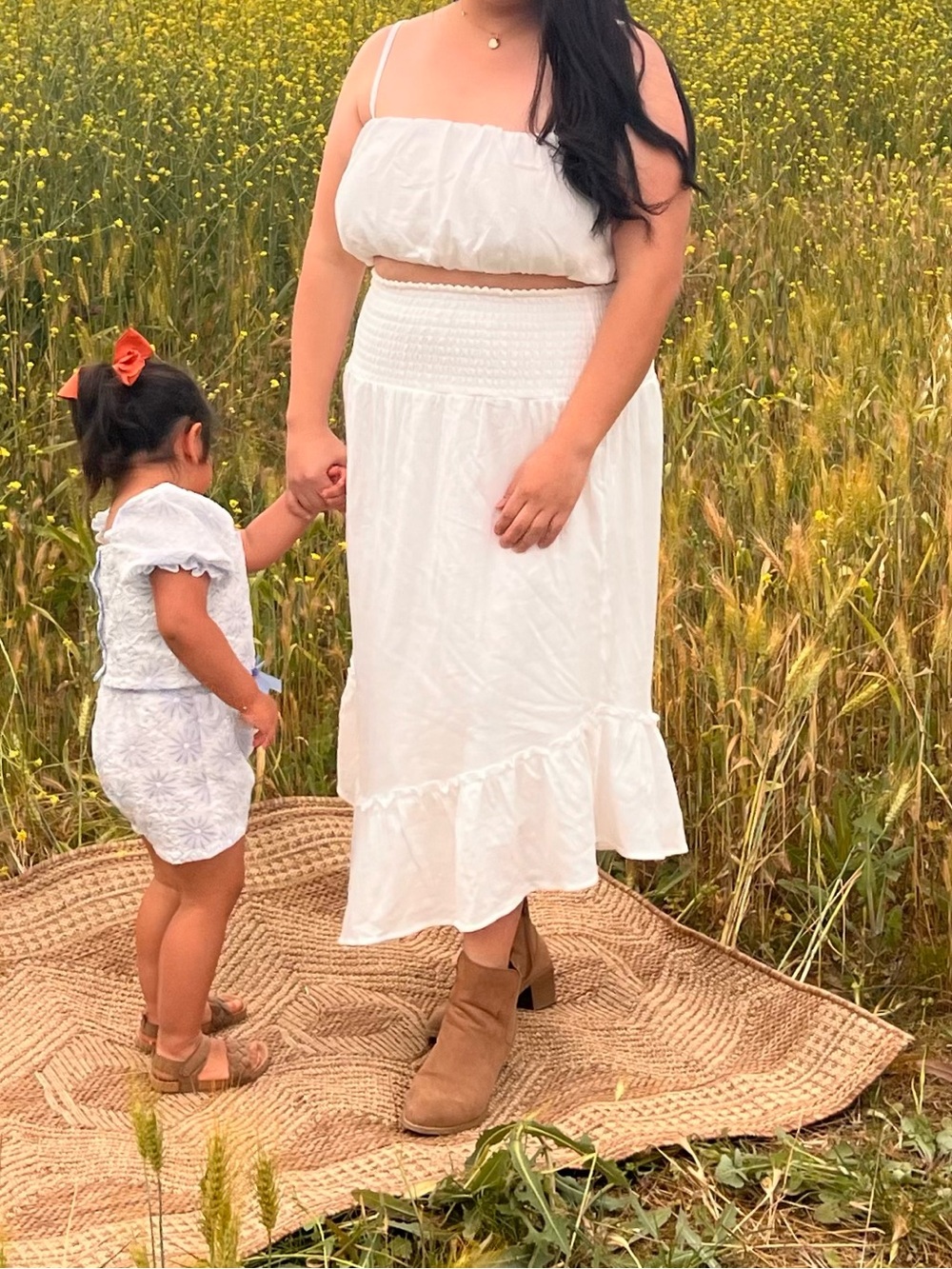 WILD FABLE white two piece beach aesthetic set
